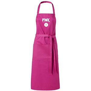 PINK Kosmetikkittel / Schürze pink